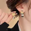 Pendientes de Perla de Nuevo Estilo, Lujo Ligero y Sensación de Alta Gama, Pendientes para Vacaciones al por Mayor, Clips para Orejas Sencillos, Pendientes de Aro, Joyería para Orejas Circulares, Pendientes