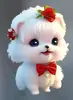 Lindas explosiones Bomei red perro súper lindos pegatinas decoración de personalidad refrigerador pegatinas de inodoro coche eléctrico para comercio exterior