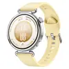 Adecuado para correa de silicona de ajuste a presión Huawei GT7, correa de reloj de silicona para mujer de 41 mm con patrón de grano largo, estilo original