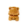 Sándalo/Sándalo verde lindos accesorios de oso hechos a mano diy Wenwan moda accesorios con agujero pulsera de cuentas de Buda