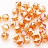 Acessórios de cabelo atacado novo borda de conta de cristal furo na conta quadrada acessórios para joias diy pulseira de contas soltas acessórios para brincos