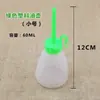 Acessórios para máquina de tricô retilínea computadorizada recipiente de óleo de plástico transparente manga de garrafa de óleo de máquina de costura boca de máquina pote de abastecimento pequeno pote de óleo para máquina de costura