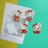 Nuevos Accesorios de Gato de Dibujos Animados Acrílico DIY Hecho a Mano Material para Funda de Teléfono Móvil Bolsita Decoración Parche de Dibujos Animados Accesorios Lindos