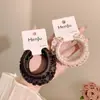 Diadema Plisada de Alta Elasticidad y Durabilidad para Mujer, Cuerda para el Cabello de Satén Fresca que No Daña el Cabello, Goma para Coleta Alta Personalizable