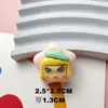 Personaje de dibujos animados brillante Lucky Star Accesorios de resina DIY Pegamento de crema Soporte para funda de teléfono móvil Agujero para horquilla Zapatos Taza de agua