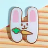 Crachá de acrílico personalizado broche de letra de desenho animado pin do Xiao Zhan inglês acessório fofo de 26 letras patches