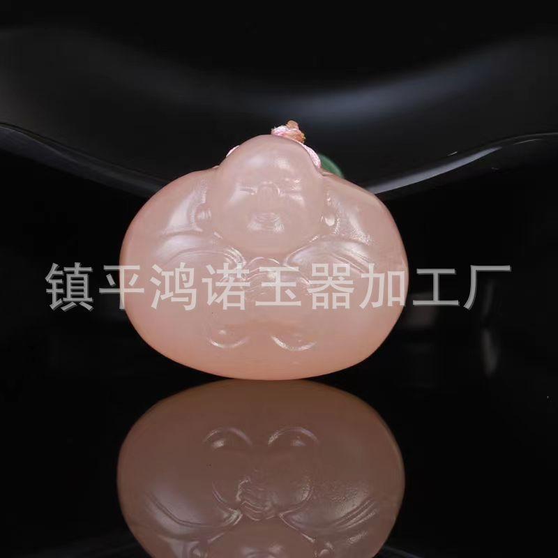 阿富汗玉抱抱佛吊坠