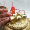 Festival del Bote del Dragón Cascabeles de Cuerda de Colores, Decoraciones de Plantas Verdes, Adornos para Coche, Colgantes de Campana para Árbol de Navidad, Accesorios para Cascabeles