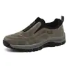 Comercio Exterior Transfronterizo Zapatos para Hombre Exteriores Talla Grande Zapatos para Caminar Mediana Edad y Mayores Zapatos Deportivos Slip-on Antideslizantes Zapatos de Papá Zapatos Perezosos