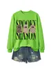 Amazon eBay tienda independiente moda versátil mujer temporada espeluznante tres fantasmas sudadera divertida