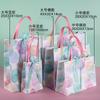 Punto pintura al óleo viento mano bolsa de regalo ins Viento bolsa de regalo bolsa de regalo boda bolsa de dulces de boda tienda de ropa bolsa de papel al por mayor