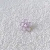 Fivela Decorativa para Cadarço Floral de Alto Padrão Estilo Coreano, Acessório de Fivela de Cadarço DIY Removível para Tênis Pai Tênis de Treino Alemão