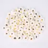 Flor de Jazmín Simulada Flor Individual Margarita de Tres Capas Materiales para Decoración de Sombreros DIY Hecho a Mano Accesorios para Guirnaldas Flores Falsas