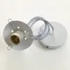 Lámpara colgante de techo de cristal esférico blanco lechoso esmerilado pantalla abierta frijol mágico molecular lámpara de mesa accesorios de carcasa base de tornillo G9