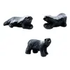 Micro Paisagem Realista Texugo Animal Figura Decoração Acessórios DIY para Jardinagem Paisagismo Ornamento Pequeno para Desktop Carro
