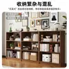 Vitrine Selecionada com Prateleiras, Armário para Conjunto de Chá Estilo Chinês, Rack de Armazenamento Todo em Madeira Maciça, Vitrine para Sala de Estar, Armário para Múltiplos Tesouros, Estante de Livros