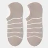 Calcetines Invisibles de Algodón Puro para Hombre con Panel Lateral Rayado y Talón Antideslizante de Silicona, Calcetines Cortos de Verano Ultradelgados, Calcetines Zhuji