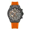 Reloj deportivo multifuncional para hombre con correa de silicona hipoalergénica, suministro transfronterizo, reloj de moda multifuncional para hombre