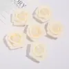 Punto 7cm Rosas de Espuma Simuladas para Boda Decoración del Hogar Guirnalda de Flores con Flor de Pe Cabeza de Flor de Rosa Venta al Por Mayor