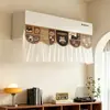 Cortina Protectora de Aire Acondicionado Modelo Nuevo 2026, No Requiere Taladro, para Cuidado de Bebés y Maternidad, Previene el Flujo Directo, Universal para Unidades de Pared, Cortina a Prueba de Polvo y Decorativa