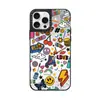 Capa para Celular Apple 16Promax Rosto Sorridente Humor Adequada para Iphone15 Espelho 14Pro Capa Protetora 13 Novo Estilo