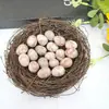 Cristal Natural Transfronterizo Mini 2cm Adornos de Huevo de Pájaro Ágata Jade Huevo de Mineral de Amoy Decoración de Huevo de Pascua
