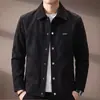 Chaqueta cortavientos versátil de alta gama estilo retro de un solo botón para jóvenes, nueva tendencia, estilo coreano, ligera, business casual, con solapa
