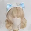 Boina Japonesa Lolita con Lazo y Orejas de Gato, Sombrero Lindo Dulce de Capullo, Otoño Invierno