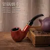 Grande coleção de cachimbos de resina, vários estilos, imitação de grão de madeira, cachimbos curvos e retos, cachimbos destacáveis de uso duplo, disponível para atacado e dropshipping