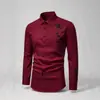 Camisa Masculina Estampada Floral com Estampa Digital 3D Manga Longa Botão na Frente Casual Gola Lapela Roupa para o Dia a Dia