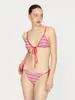 Bikini Sexy Dulce de Rayas Estilo Coreano para Playa para Niñas, Traje de Baño Bikini de Dos Piezas de Alta Gama para Mujeres