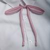 Cuerda de Cuello sin Nudo Color Sólido Camisa de Uniforme Jk Corbata de Lazo Encaje Cuerda Accesorios Correa de Mujer