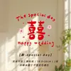 Pegatinas Creativas Estáticas Felices para Decoración de Bodas, Decoración de Habitaciones de Boda, Pegatinas para Ventanas de Cocina, Pegatinas para Puertas de Vidrio, Colección Completa de Artículos para Bodas