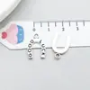 1 nuevo estilo aleación de plata antigua serie Denim occidental colgante colgante accesorios para pulsera DIY collar