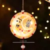Festival do Meio Outono Lanterna de Pelúcia Kit de Material Artesanal DIY Lanterna Portátil Costura Divertida para Crianças Suprimentos para Atividade Pai-Filho