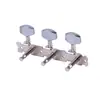 Botón de Cuerda de Guitarra tres filas balada madera guitarra cerrado abierto accesorios botón de cuerda perilla cabeza metal universal fabricante