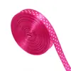 Fita de Poliéster com Bolinhas Impressão em Lado Único Flor de Bolo Caixa de Presente Fita Decorativa para Presente Acessórios para Grampo de Cabelo Roupas DIY