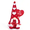 Muñeco sin rostro de amor del Día de San Valentín transfronterizo, muñeco creativo lindo, enano Rudolph, anciano, decoración navideña