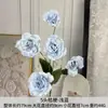 Flores Artificiales Serie Azul para Decoraciones de Boda, Materiales Florales Especializados Que No Se Deforman Fácilmente y Se Pueden Reutilizar, Venta al por Mayor