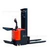Apilador de Paletas Peatonal Totalmente Eléctrico Apilador de Elevación Hidráulica Manual Apilador Pequeño de Almacén Ligero Carga/Descarga Carretilla Elevadora de 1 Tonelada