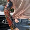 Mangas de tatuaje al por mayor transfronterizas Mangas de brazo de flores Tatuaje Mangas para hombres y mujeres Verano Ciclismo y conducción Protección solar Mangas de brazo Mangas de mano