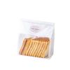 Saco de Embalagem para Pão Croissant Bei Goo Janela Aberta Transparente Auto-selante Armazenamento Biscoitos Papel Kraft Embalagem para Assados Sobremesa