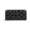 Al por mayor transfronterizo nueva cartera para mujer PU relieve de rombos clutch largo moda monedero de monedas europeo y americano bolsos
