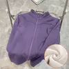 Conjunto de Yoga para Mujer Otoño Invierno Felpa de Coral Engrosada Cuello Alto Cremallera Top Ajustado Cálido Conjunto de Ropa Deportiva para Gimnasio