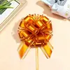 Transfronterizo 50# grande mate metálico tridimensional flor de bola decoración de coche de boda regalos de vacaciones de Navidad cinta de flores