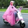 Impermeable Patinete Eléctrico Impermeable Transparente Estilo Largo Nuevo Protección Completa contra la Lluvia Bicicleta Monoplaza Oversize Engrosado Moda Capa de Lluvia