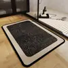 Tapete de Chão de Lama Diatomácea Estilo Medieval para Banheiro, Absorvente de Água, Antiderrapante, Resistente ao Desgaste, Antibacteriano, Antimofo Tapete de Banheiro