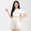 Shorts de Maternidad, Leggings de Verano Finos Anti-Exposición, Pantalones Exteriores Ajustables de Talla Grande, Pantalones de Seguridad Sueltos para Maternidad