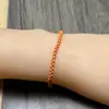 Pulsera Multicolor Colorido Conserva el Color Regalo Caja de Regalo Cadena Cadena de Perlas Cuadradas Colgante de Bola Pulsera para Mujer Venta al por Mayor