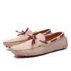 Zapatos casuales de cuero de cerdo genuino de talla grande para hombre de Amazon transfronterizo de verano, Zapatos de cuero para hombre sin cordones, Éxitos de comercio exterior